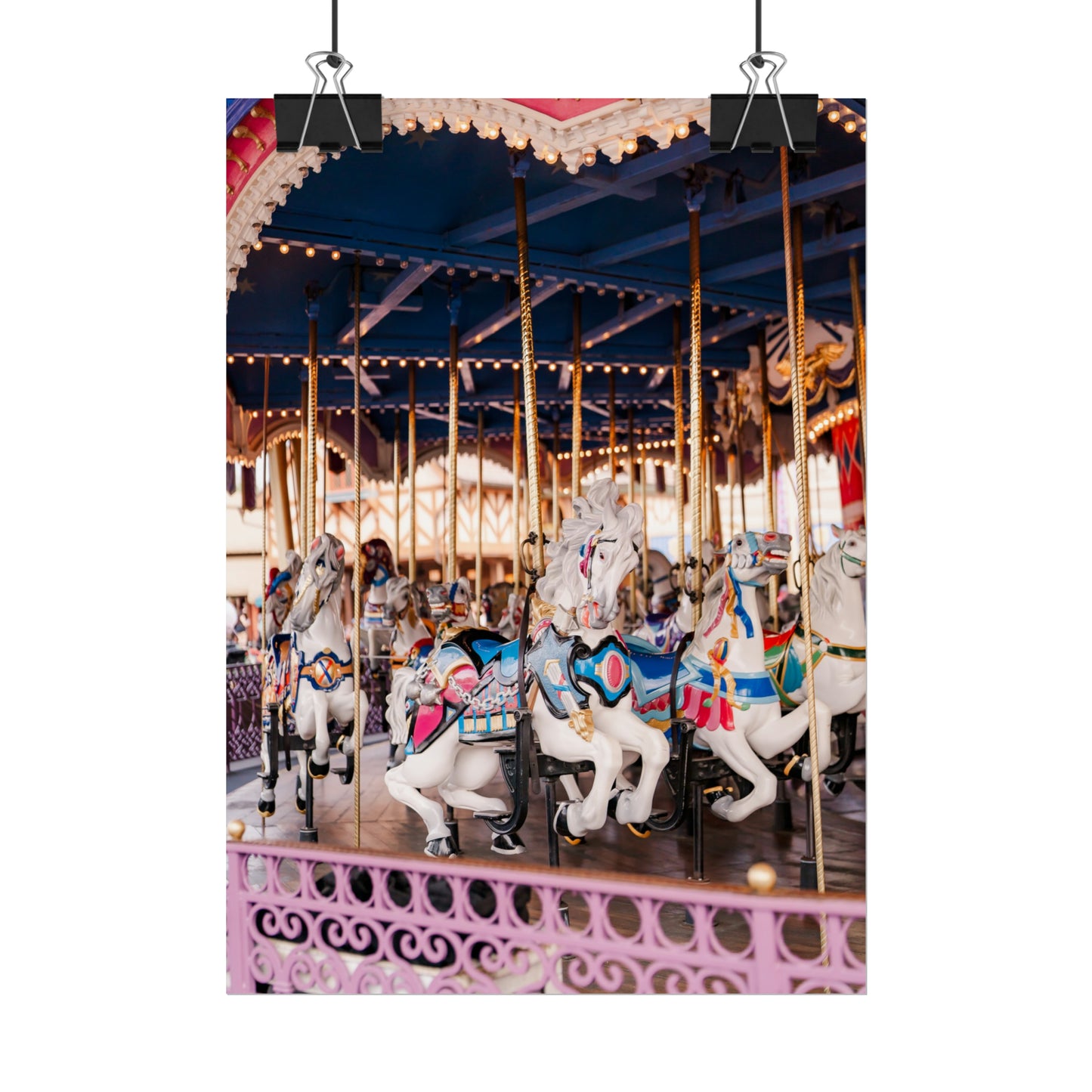 Carousel Magic - Unframed Print