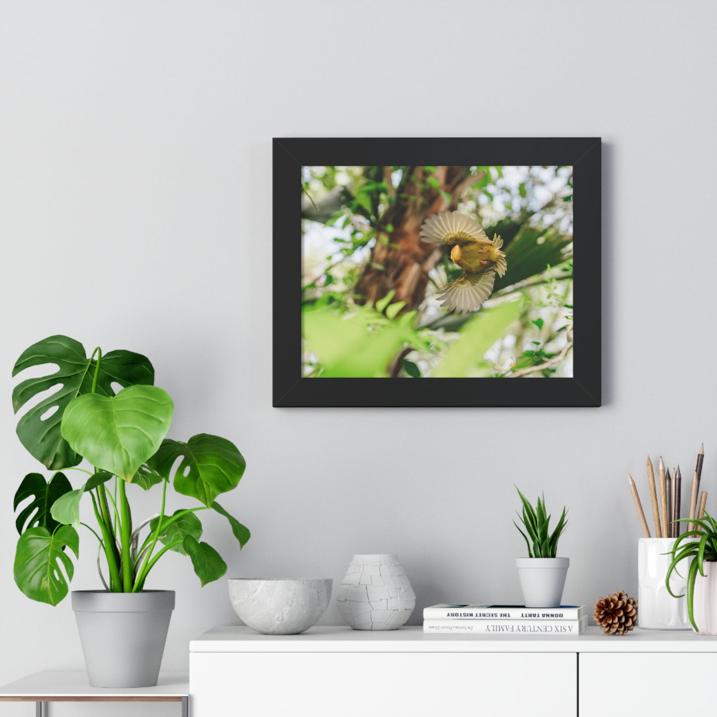 Flight in the Animal Realm - Framed Print