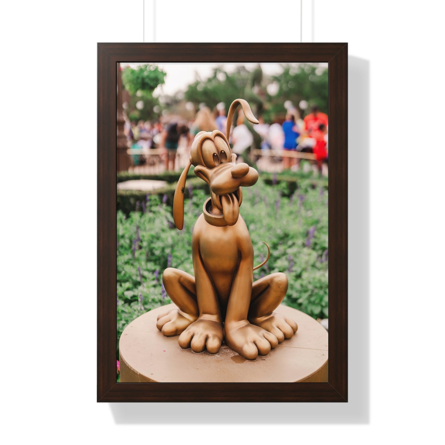 Golden Magical Dog - Framed Print