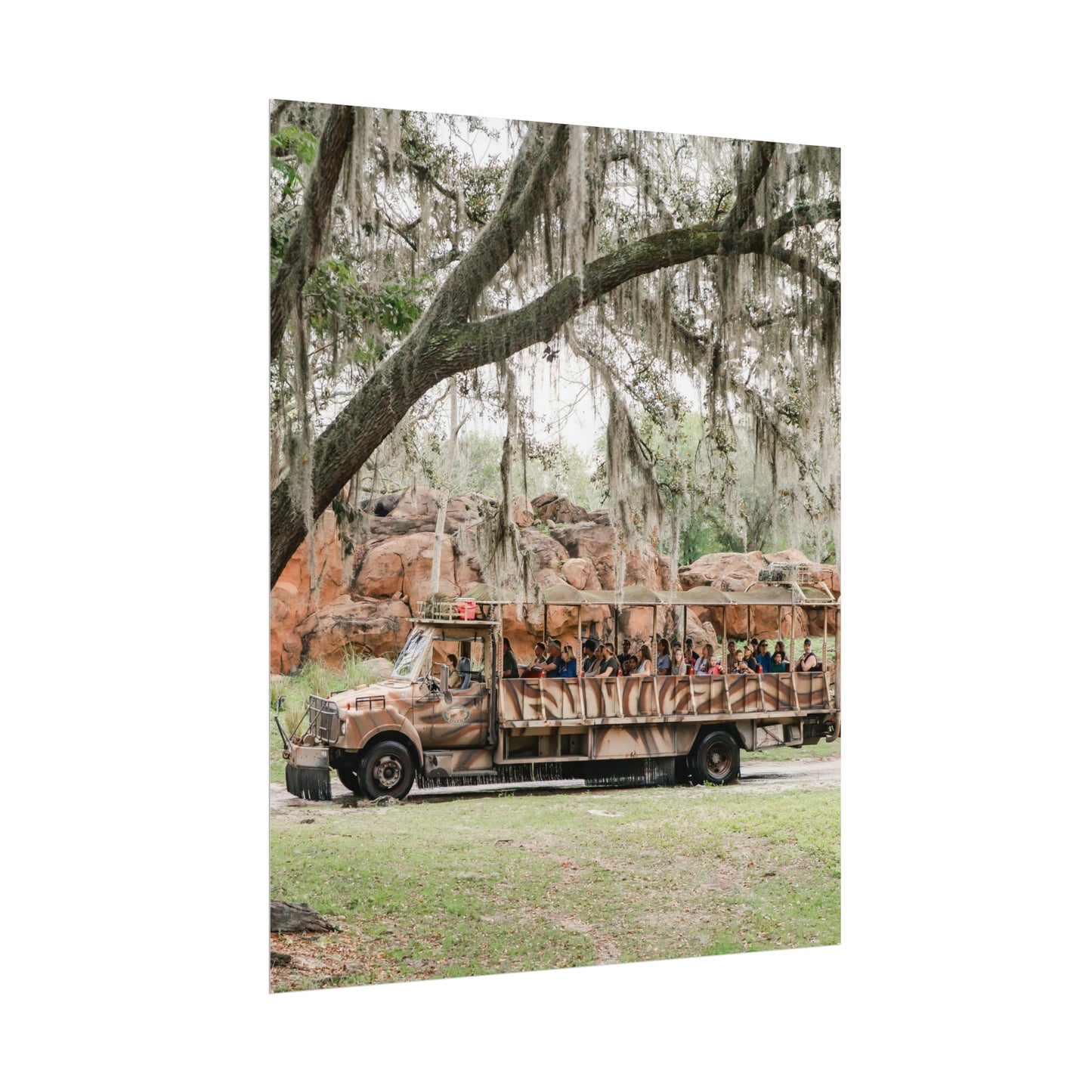 A Safari Truck - Unframed Print