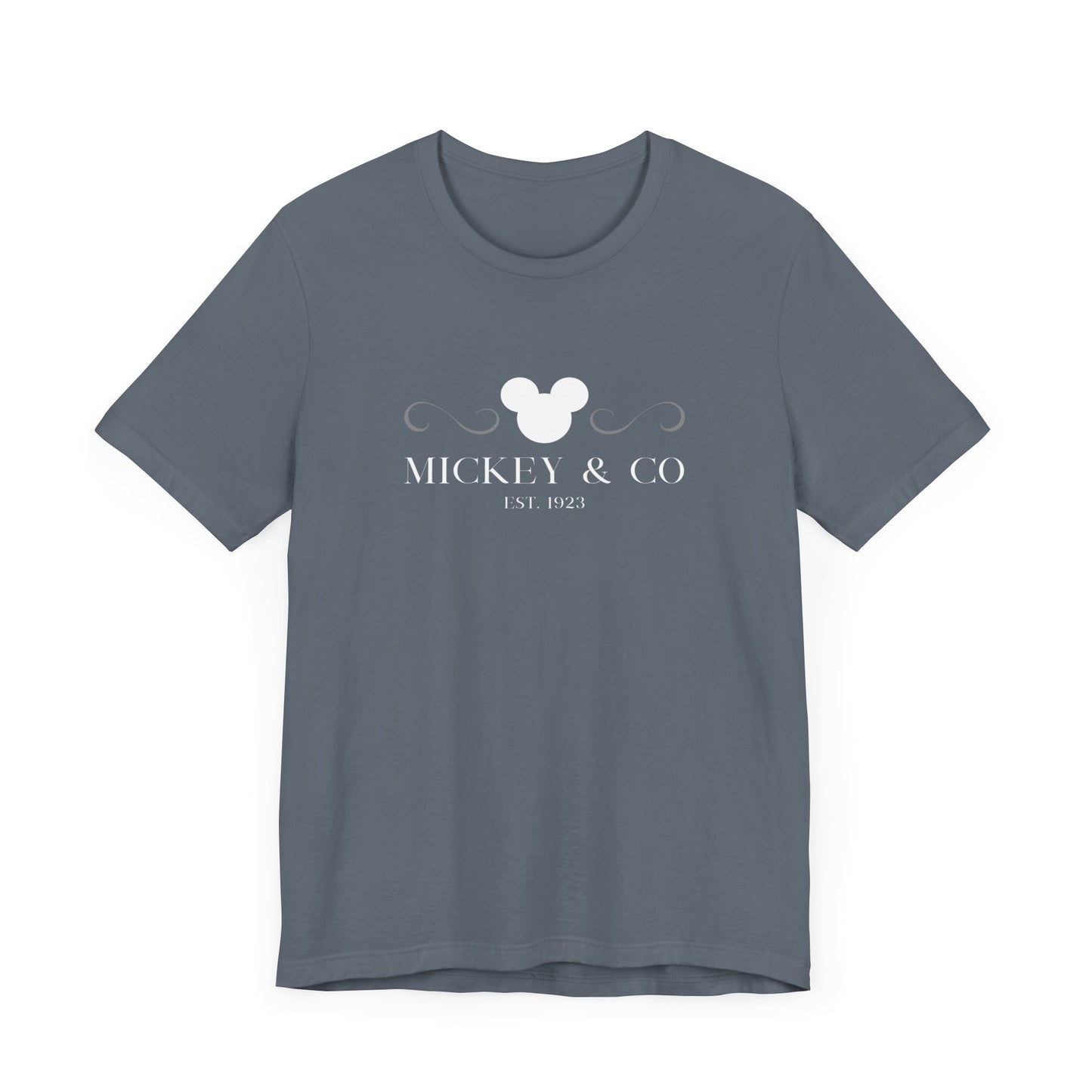 Mickey & Co White Lettering T-Shirt