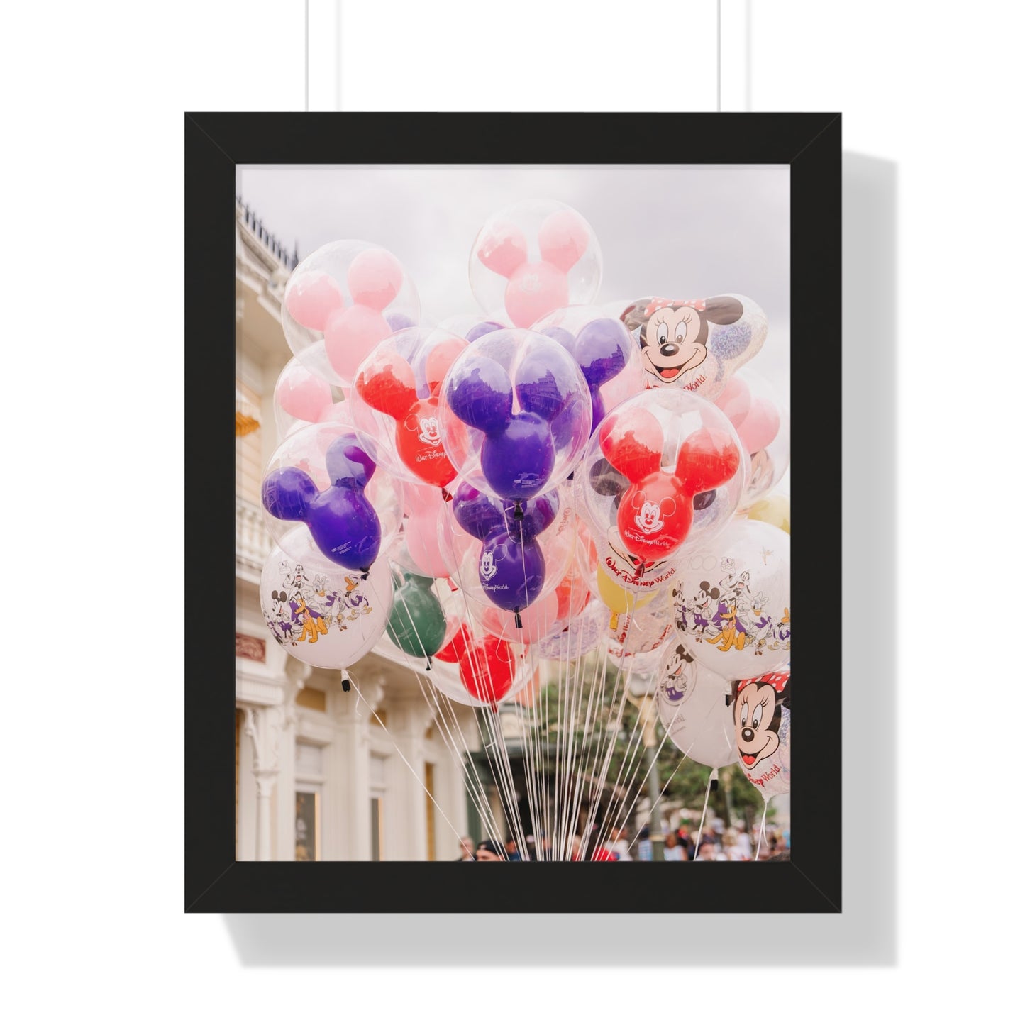 Main Street Balloons - Framed Print