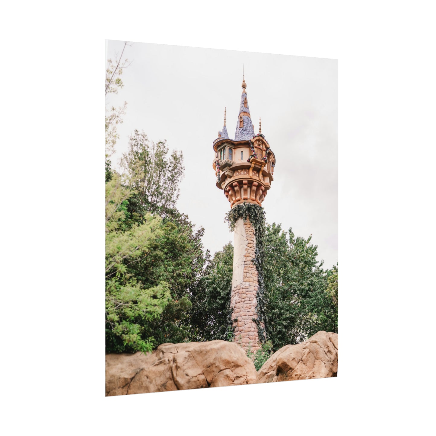 Golden Hair Tower - Unframed Print