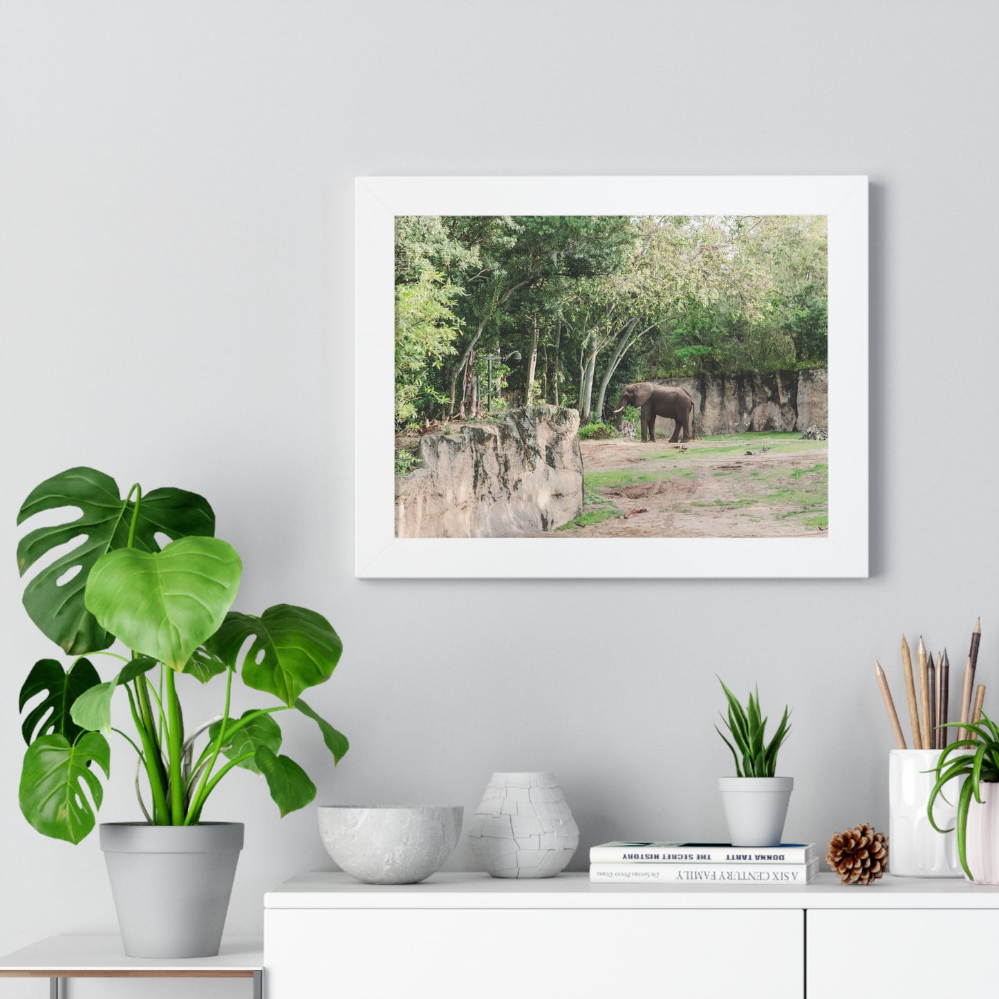 Kingdom Elephant - Framed Print