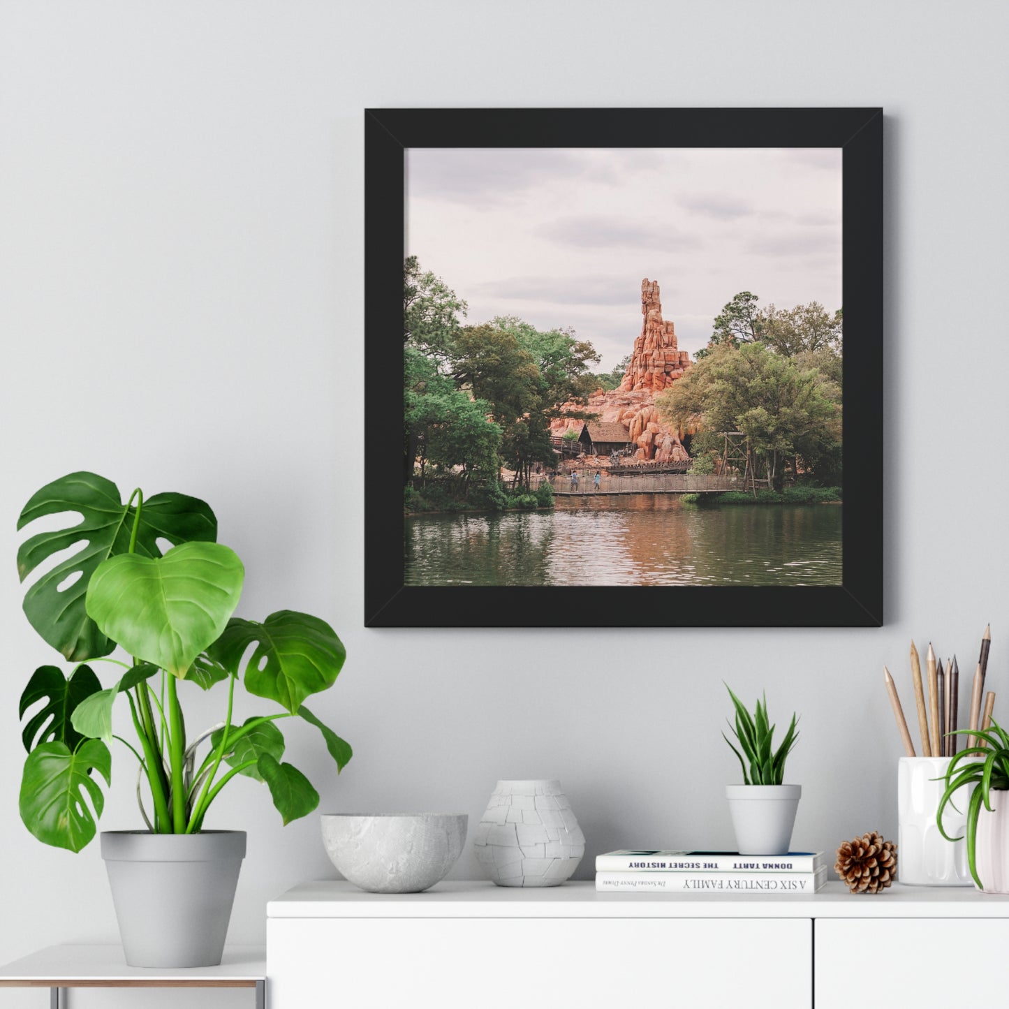 Large Thunder Mountain - Framed Print