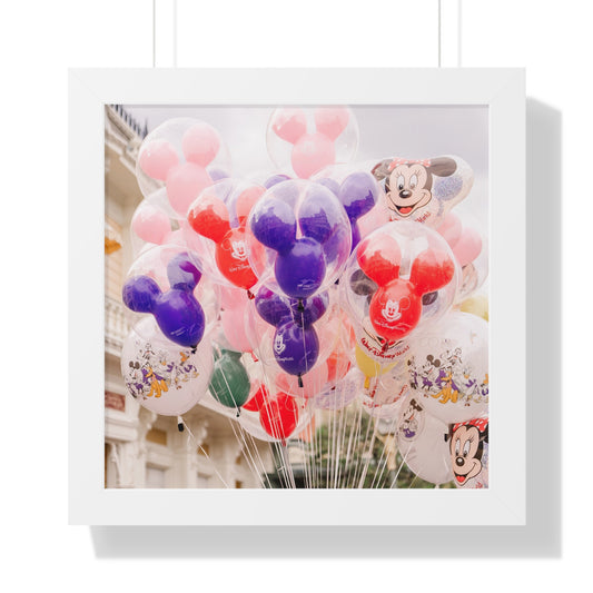 Main Street Balloons - Framed Print