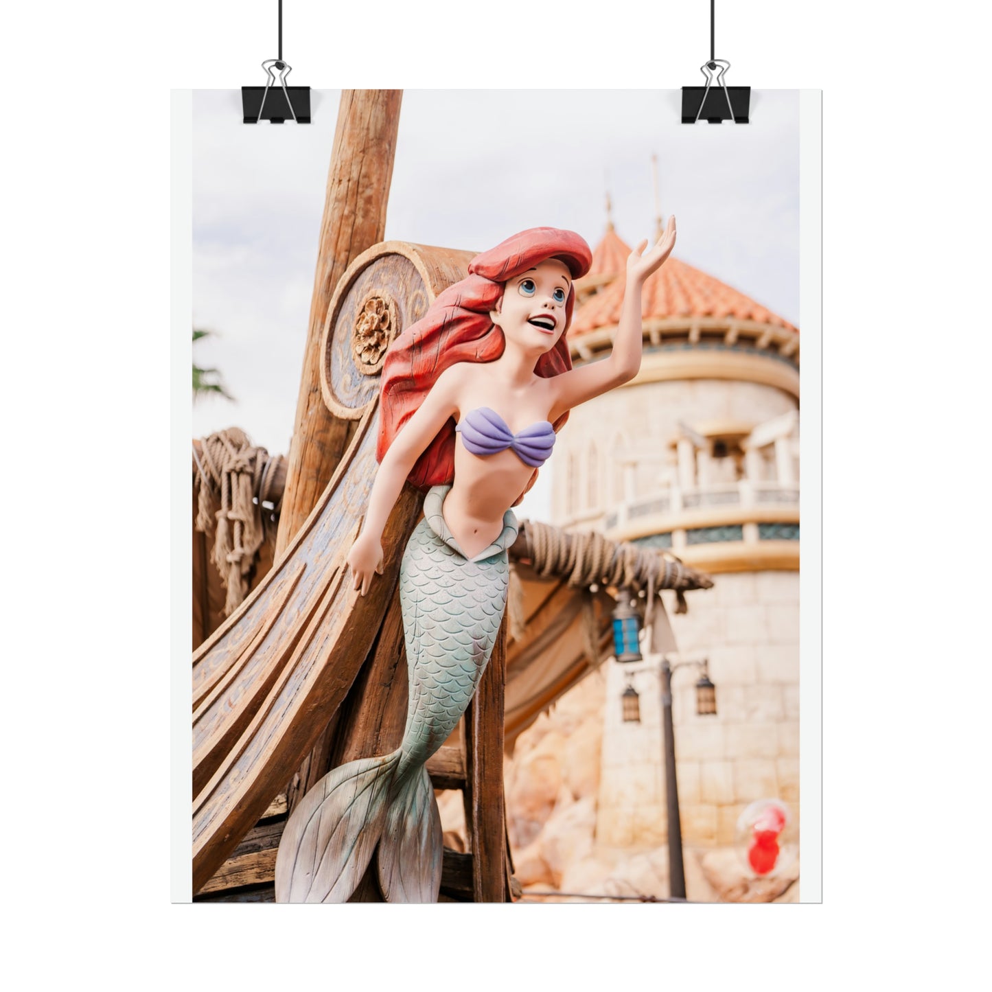 Ship Wrecked Mermaid - Unframed Print