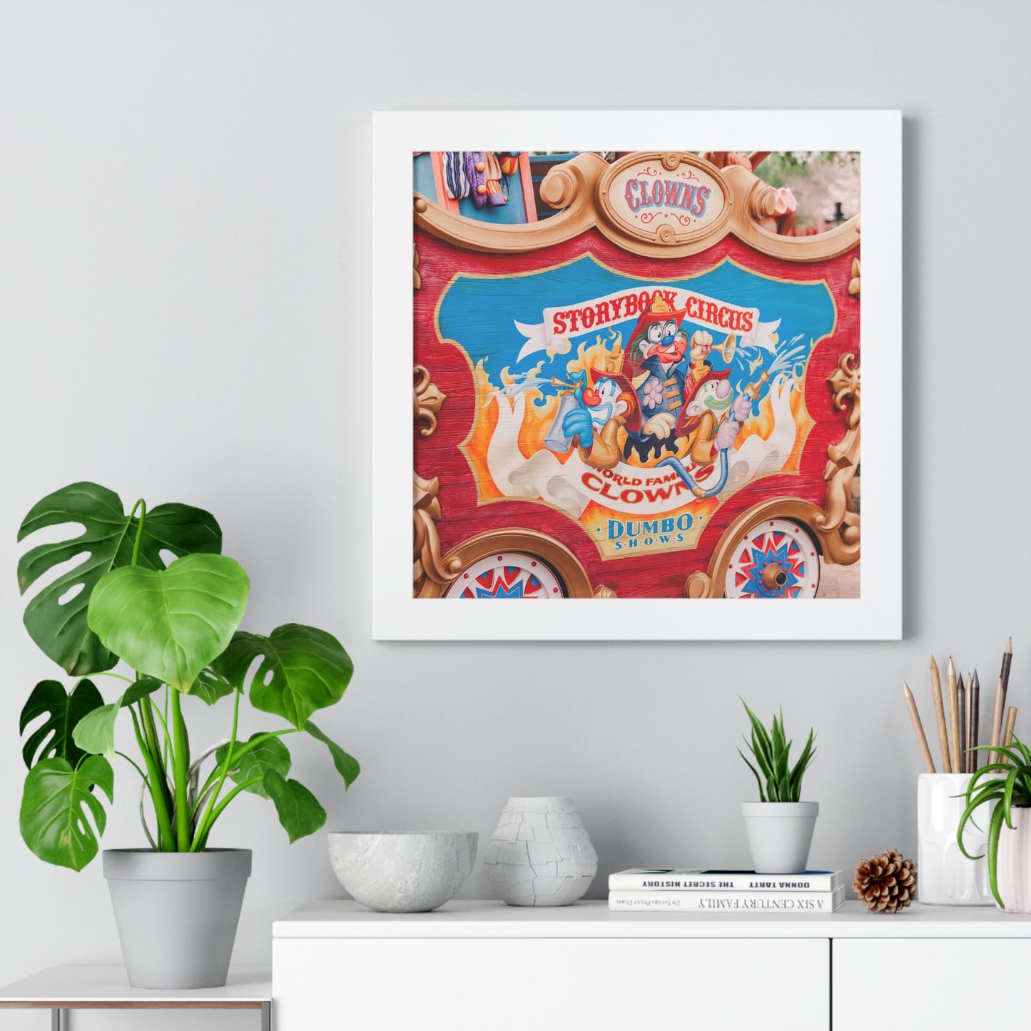 Circus Caravan - Framed Print