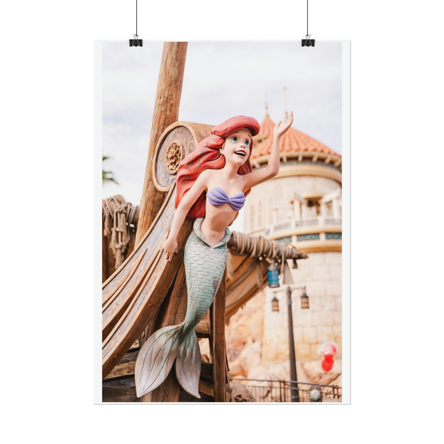 Ship Wrecked Mermaid - Unframed Print