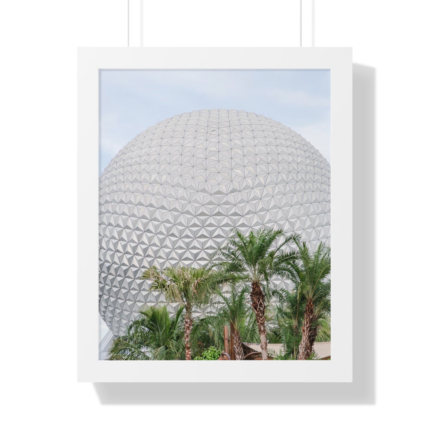 Tropical Golf Ball - Framed Print