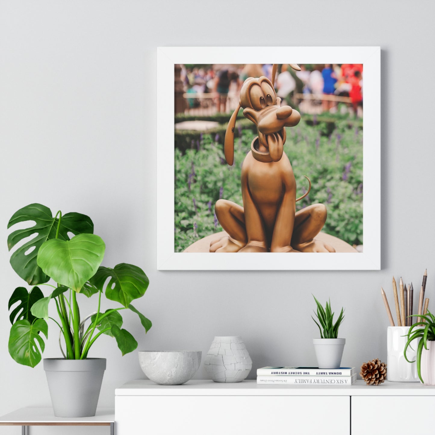 Golden Magical Dog - Framed Print