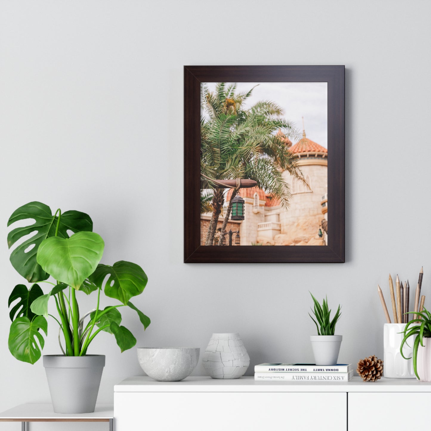 A Mermaid Palm - Framed Print