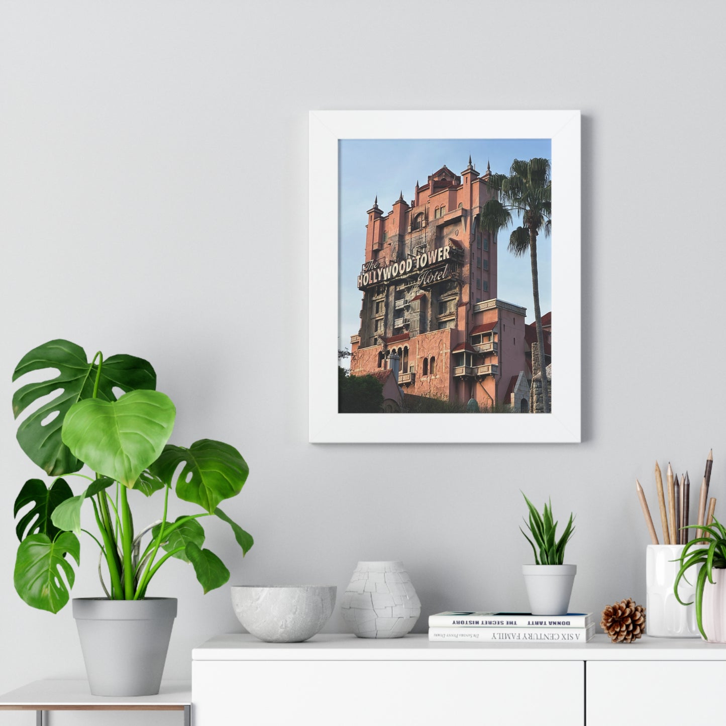 Hollywood Tower Hotel - Framed Print