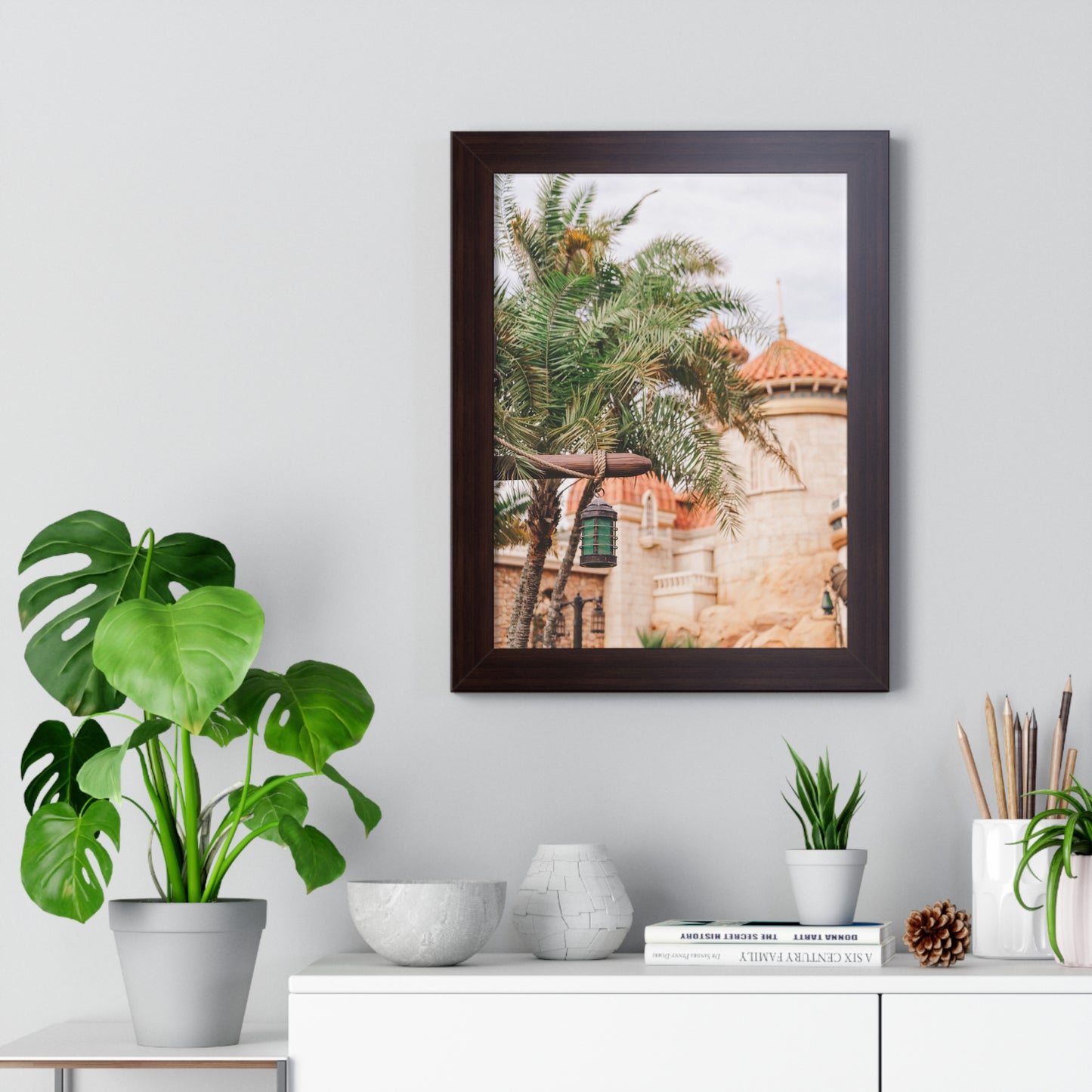 A Mermaid Palm - Framed Print