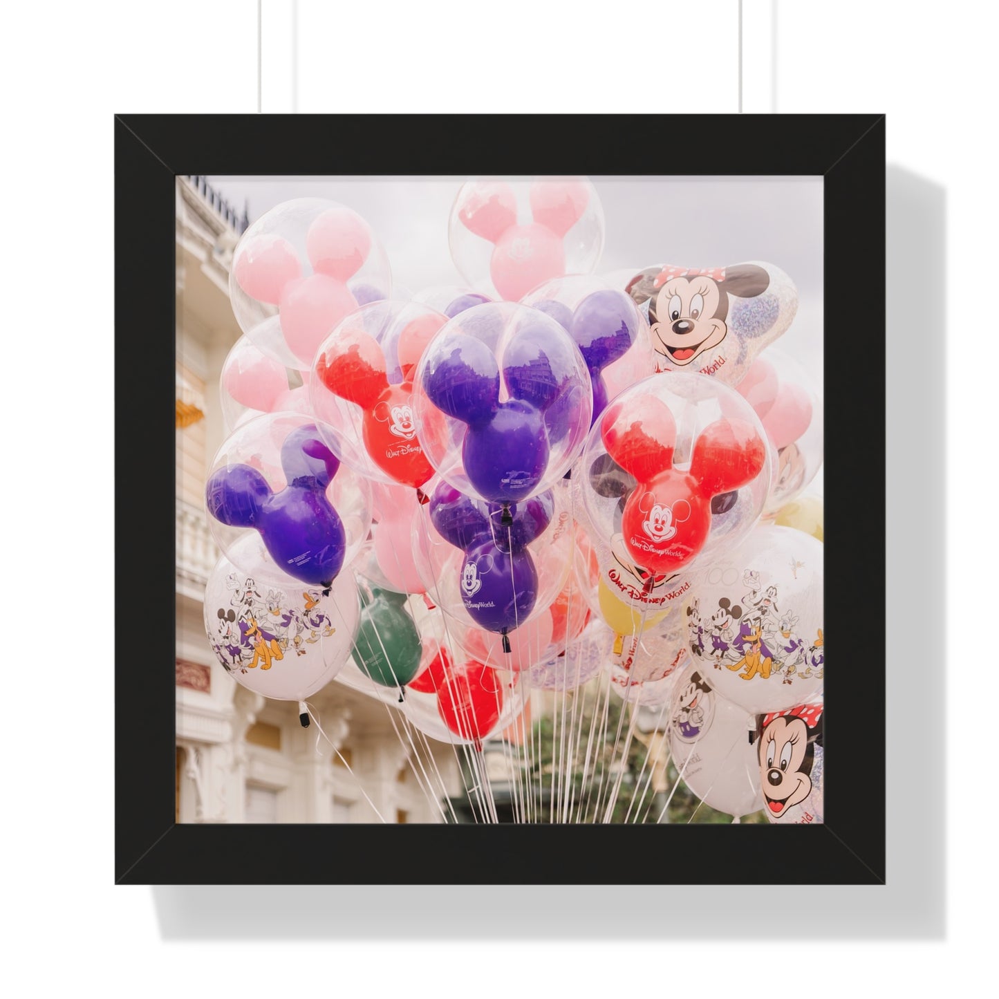 Main Street Balloons - Framed Print