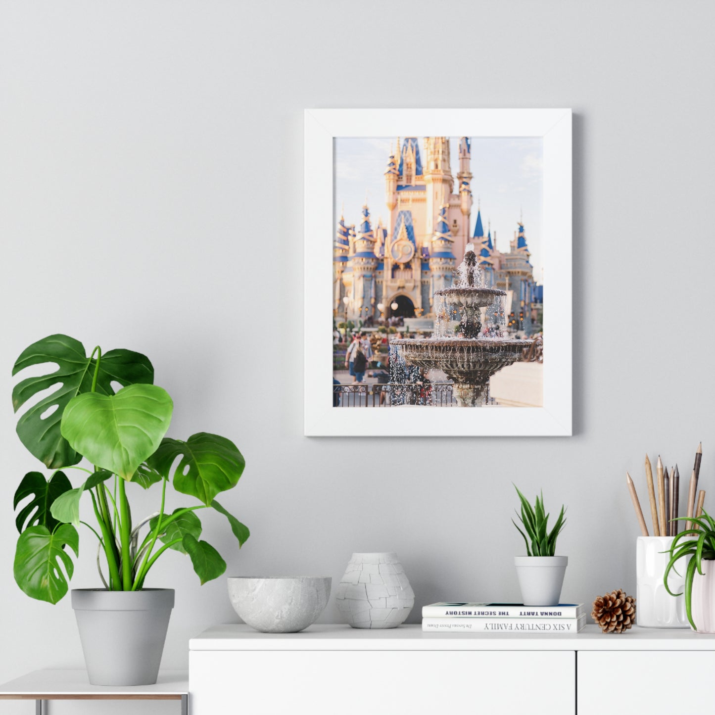 Magic Fountain - Framed Print