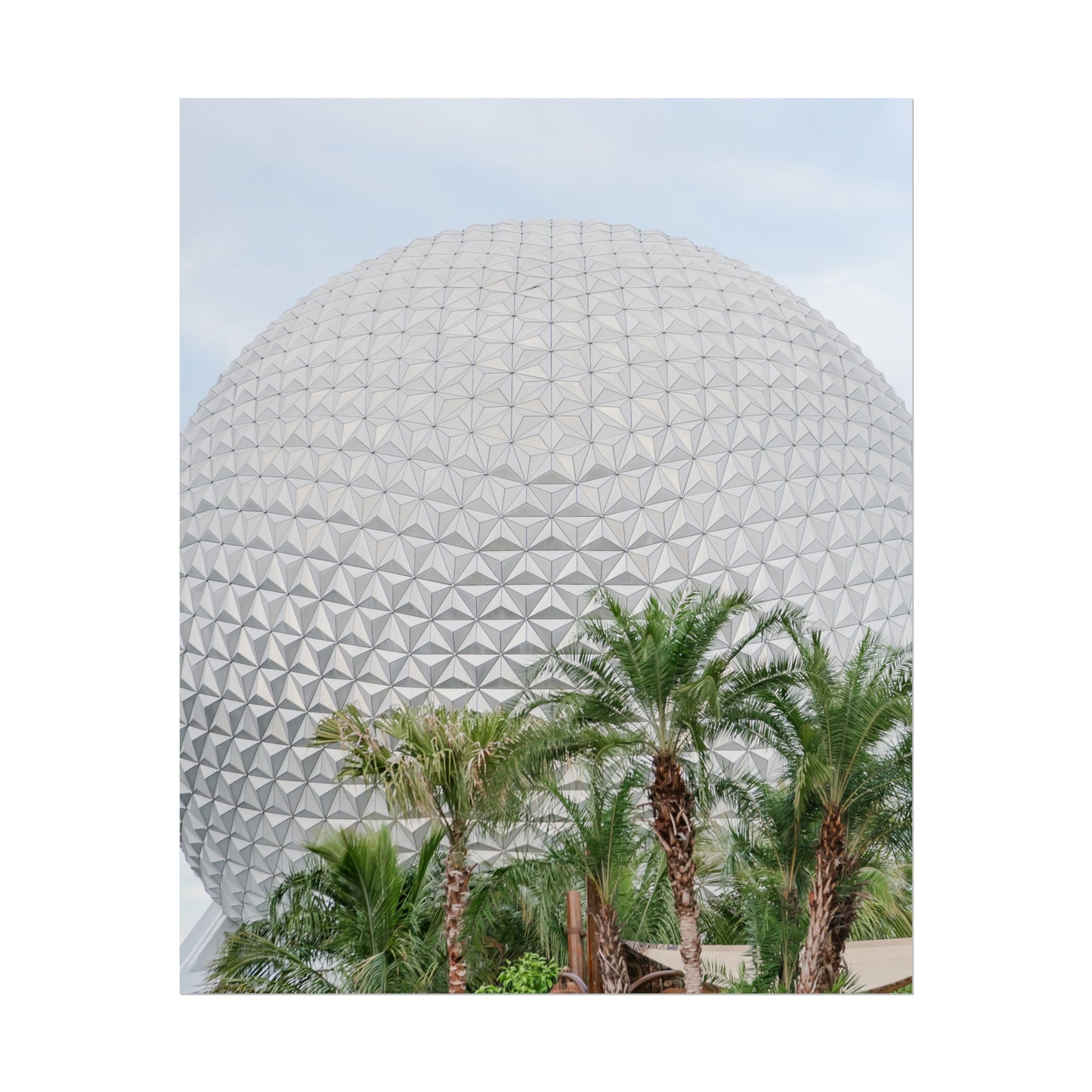 Tropical Golf Ball - Unframed Print