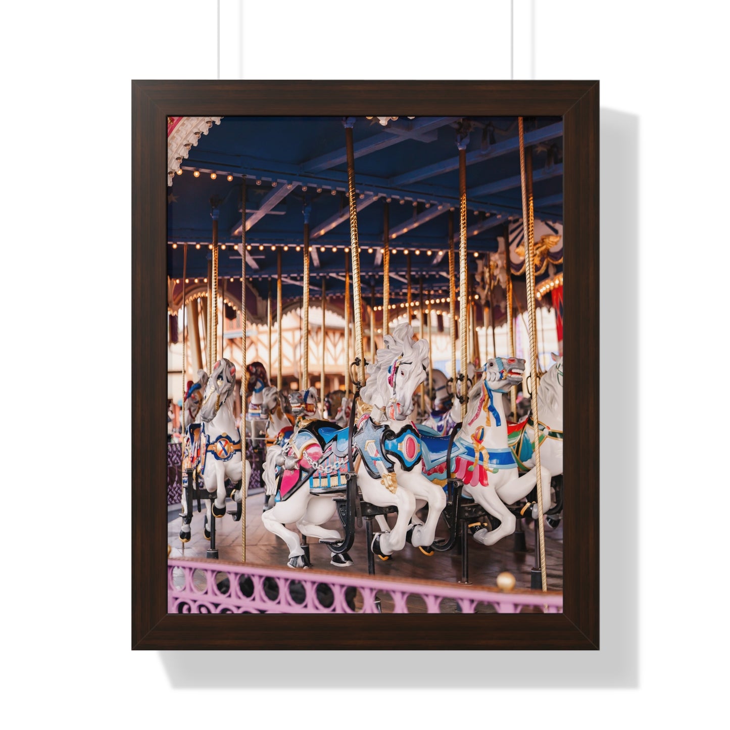 Magical Carousel - Framed Print