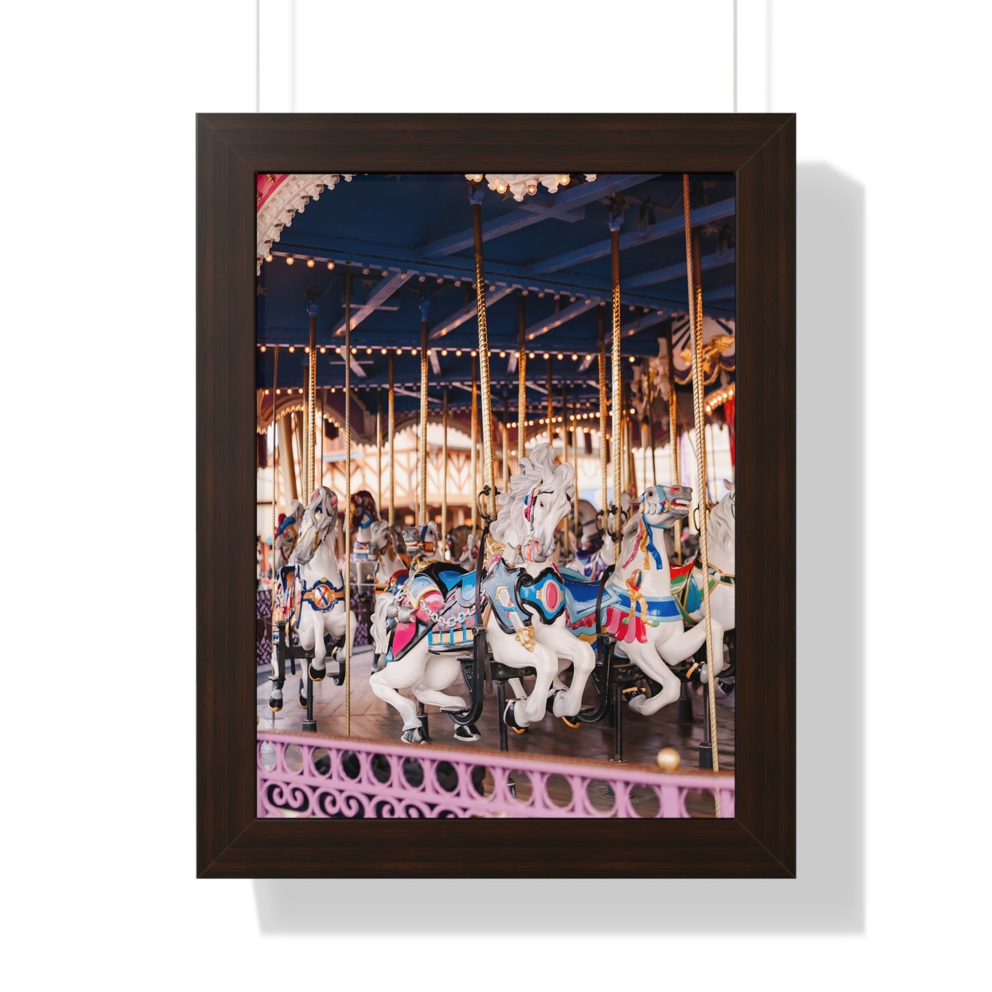 Magical Carousel - Framed Print