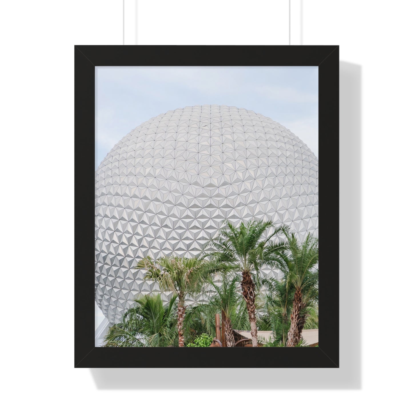 Tropical Golf Ball - Framed Print