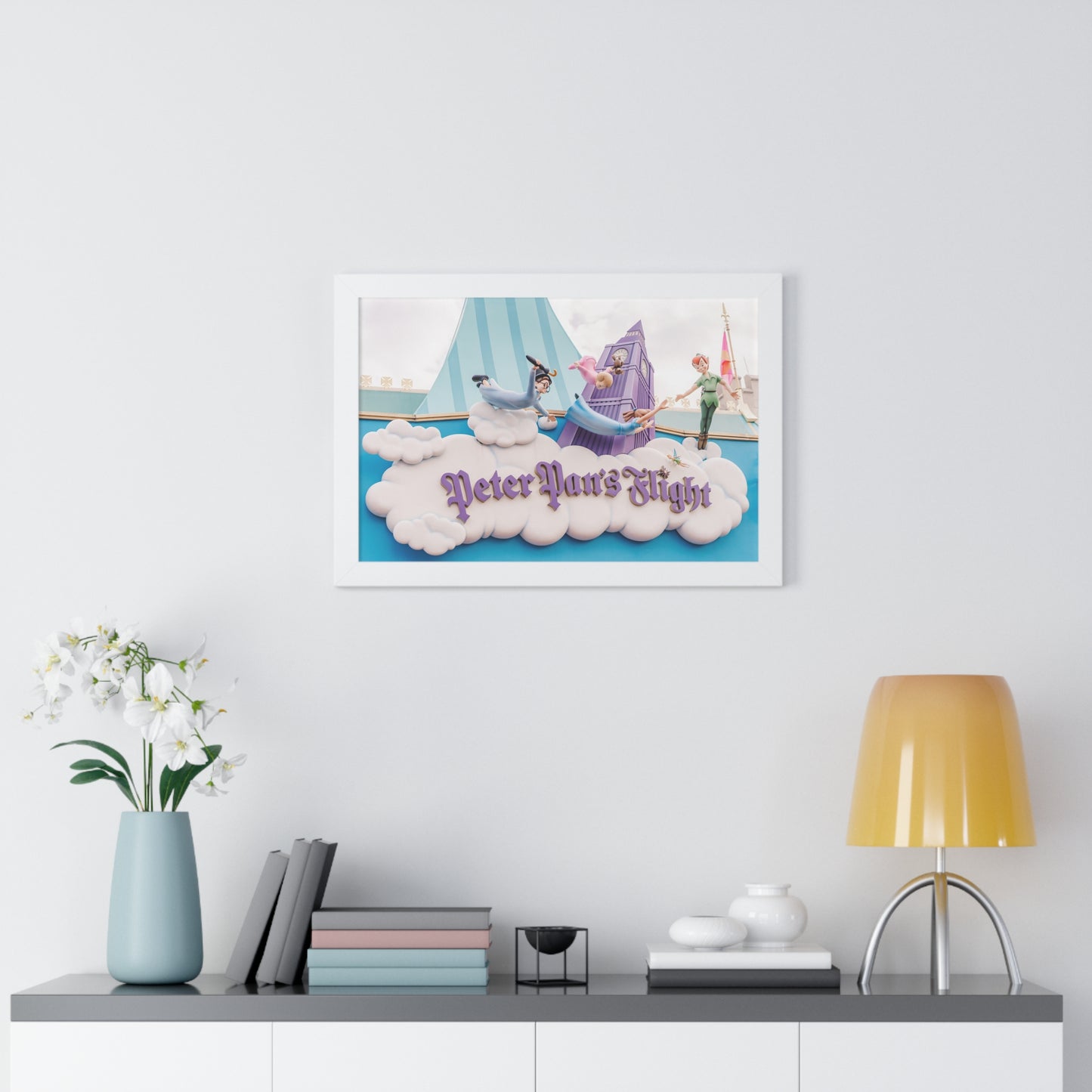 Flying Boy Print WDW