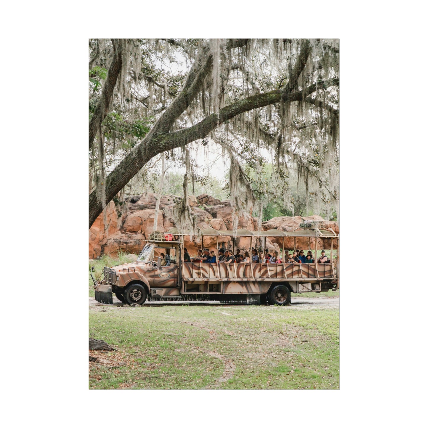 A Safari Truck - Unframed Print