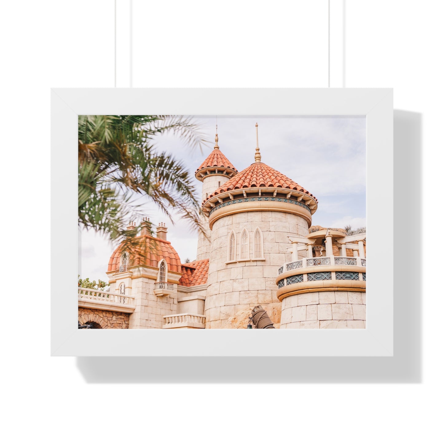 A Mermaid's Castle - Framed Print