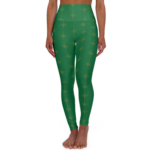 Green The Princess & The Frog | Tiana's Bayou Adventure Lotus Leggings