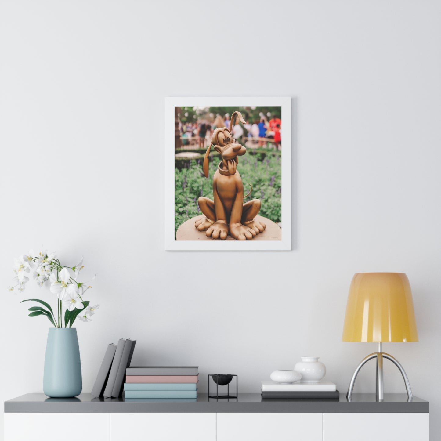 Golden Magical Dog - Framed Print