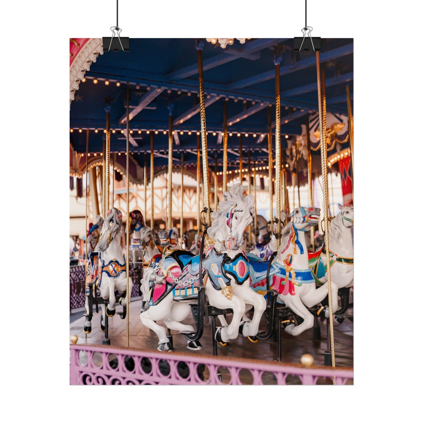 Carousel Magic - Unframed Print