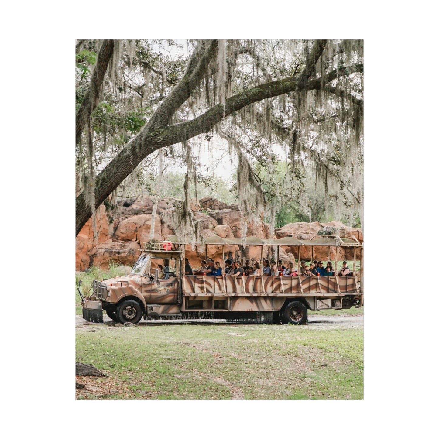 A Safari Truck - Unframed Print