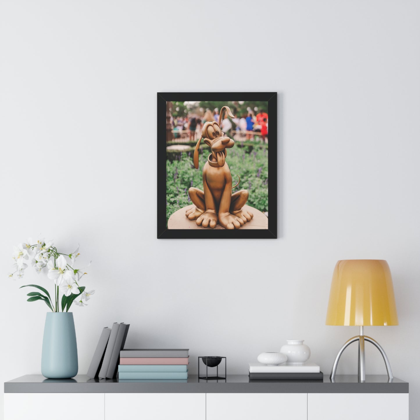 Golden Magical Dog - Framed Print