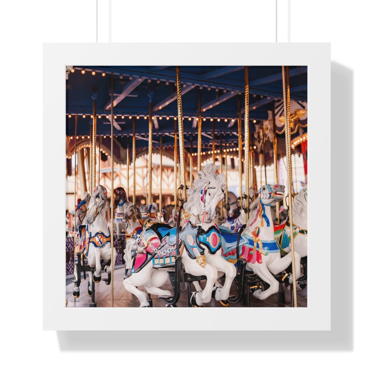 Magical Carousel - Framed Print