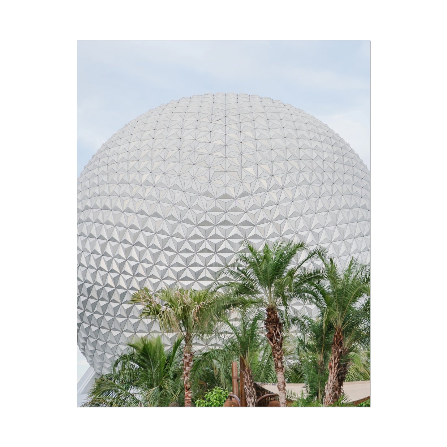 Tropical Golf Ball - Unframed Print