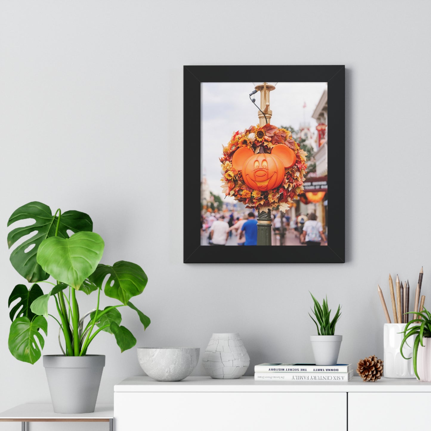 Pumpkin Mouse - Framed Print