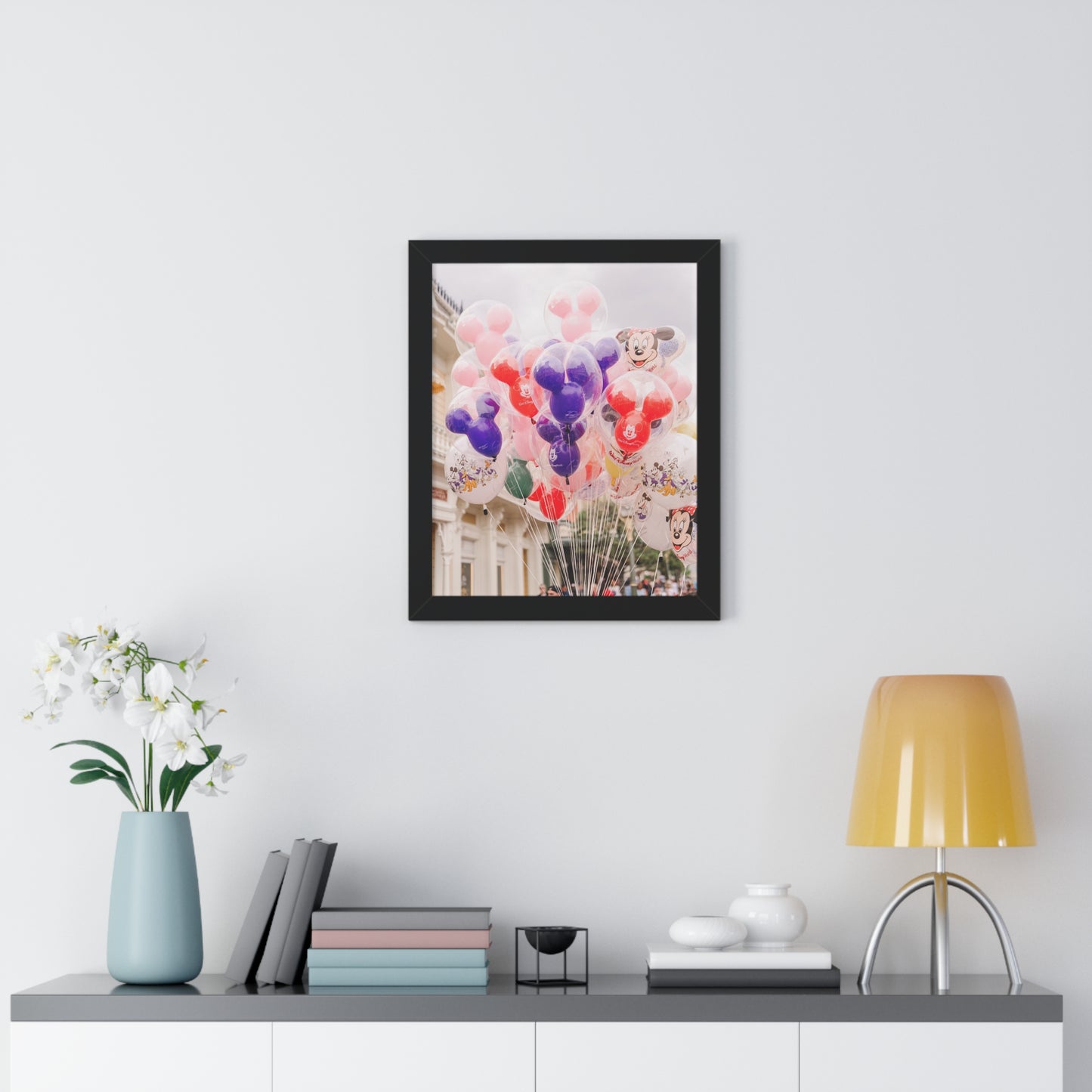 Main Street Balloons - Framed Print