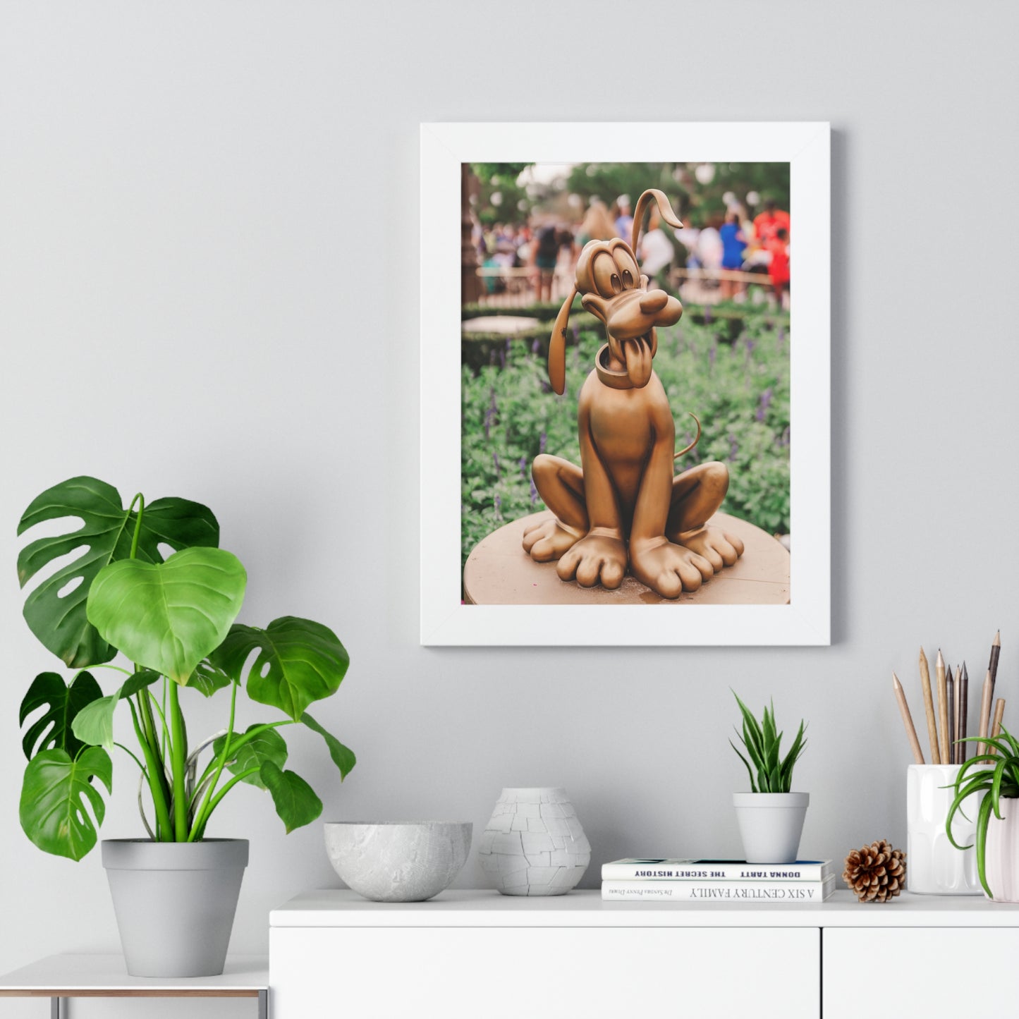 Golden Magical Dog - Framed Print