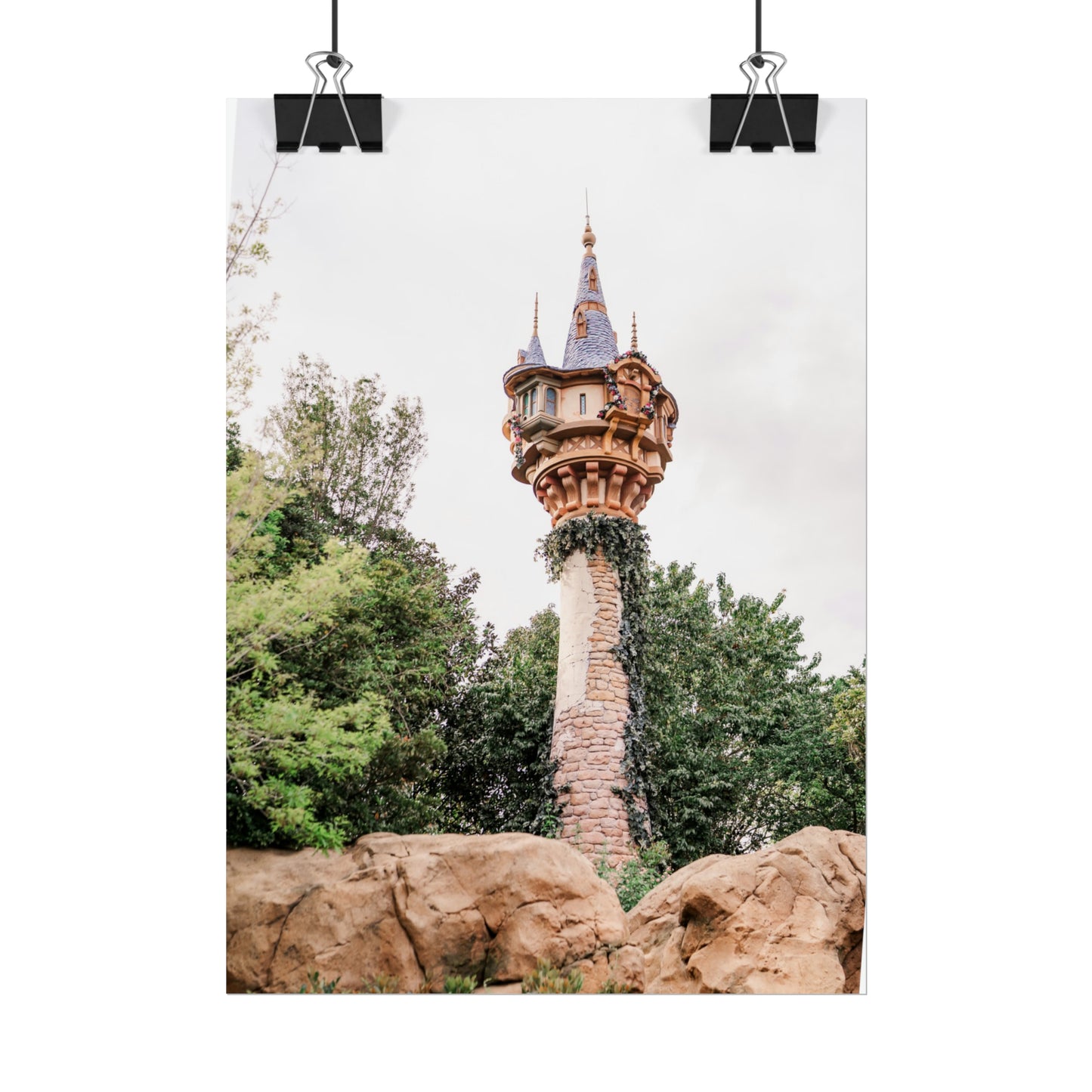 Golden Hair Tower - Unframed Print