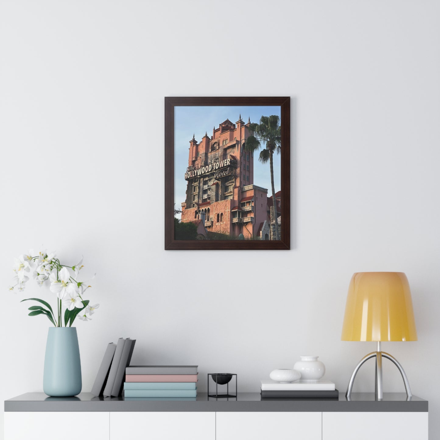 Hollywood Tower Hotel - Framed Print