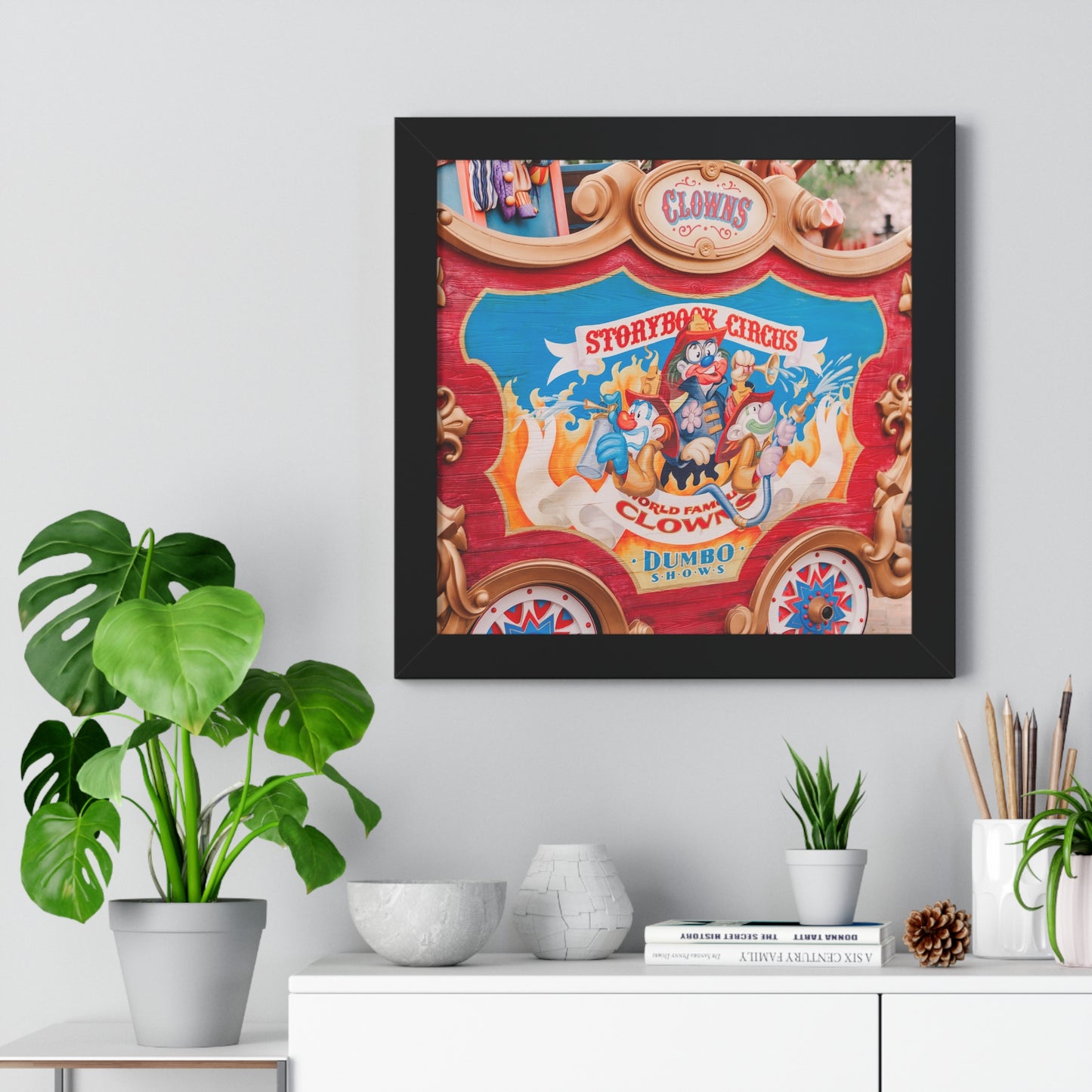 Circus Caravan - Framed Print