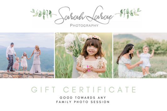 Sarah Larae Photography Gift Card